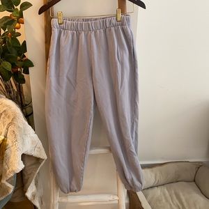 Brandy Melville light blue joggers